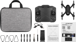 Sklopivi dron koji stane u upravljač s Wi‑Fi kamerom 720p i daljinskim upravljanjem