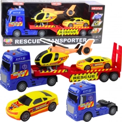 Spasilački set s helikopterom i autom