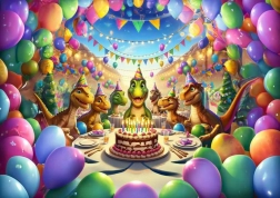 Slagalica dinosaurova zabava 50 dijelova