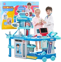 Liječnički kofer 2u1 – bolnica u koferu sa svjetlima i zvukovima
