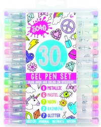 Gel olovke MAKE IT REAL - Set 30 boja