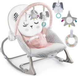 NUKIDO vibrating bouncer and rocker – pink
