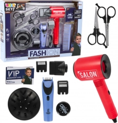 Frizerski set za dječake sa sušilom za kosu i priborom