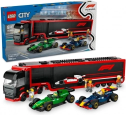 LEGO® City 60445 Kamion F1® s vozy F1® RB20 i AMR24