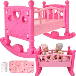 Ružičasta kolijevka za lutke Woopie Royal