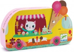 Puzzle Sladoled vozi - DJECO - 16 dijelova