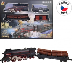 Vlak s učincima pare na baterije