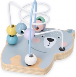 Drveno labirint s perlicama u obliku medvjeda