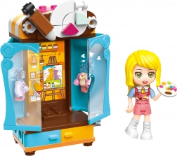 Qman UNA Series garderobni ormar umjetnice građevni set