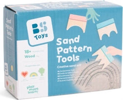 Drveni alati za izradu uzoraka u pijesku - 3 kom