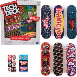 Tech Deck Sk8Shop 6-pack Thank You bonus set fingerboarda s priborom