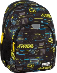 Children’s backpack BackUP Cyber Attack 12 l black