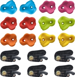 dječji penjački hvati na stablo s remenima, 12 kom