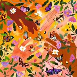 Kvadratne puzzle Art & Soul: Festival cvijeća