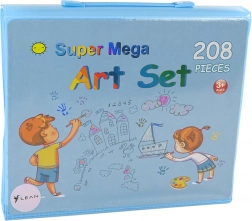 Veliki set umjetničkih potrepština u kovčegu s 208 dijelova