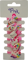 Unicorn Hair Ties 6 pcs