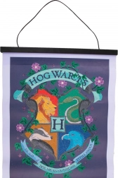 Crystal art platno – grb Hogwarts 35 × 45 cm