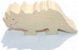 Drvena životinjica triceratops