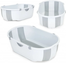 Dječja kada, sklopiva turistička kada, sivi odvod