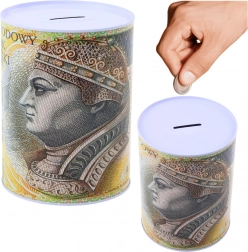 Metalna kasica novčanica 200 PLN 16×12 cm