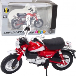 Motocikl retro metalni crveni 1:12