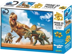 3D puzzle T-Rex protiv Triceratopsa 500 dijelova