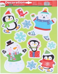 Božićna prozorska dekoracija 41 × 29 cm