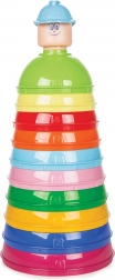 Konstrukcijska igračka piramida šarene čašice