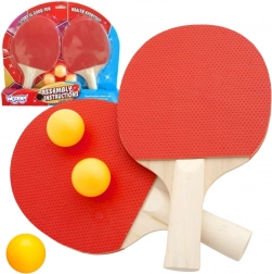 Woopie Set Reket Za Stolni Tenis + 3 Loptice