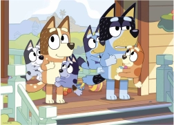 Educa drvene puzzle Bluey 100 komada