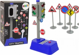 Set prometnih znakova Svjetla Zvukovi 23 cm