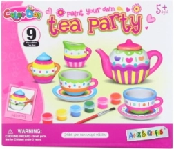Bojanje keramičkog čajnog seta za djecu