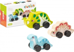 Veseli dinosauri - drveni set 3 dijela