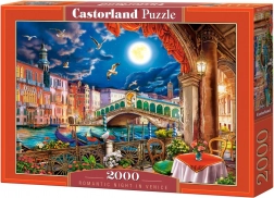Puzzle 2000 dijelova romantična noć u Veneciji