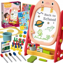 Woopie obostrana magnetska ploča za crtanje i učenje slova i brojeva, 56 dijelova