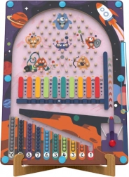 Magnetički fliper Svemir 2 u 1 – drvena igra 2Kids Toys