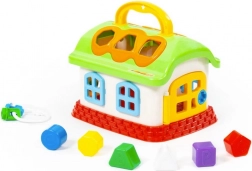 Vesela dječja kućica – umetanje oblika s ručkom