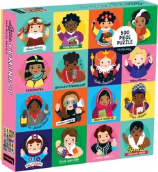 mudpuppy little feminist puzzle značajne žene 500 dijelova