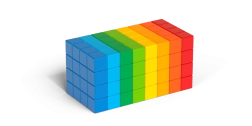 Geomag Magicube Full Color – magnetske kockice 128 dijelova