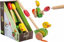 Drvena vozeća patka na štapu JOUECO