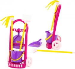 Dječja kolica za čišćenje Palau s kantom, metlicom i mopom