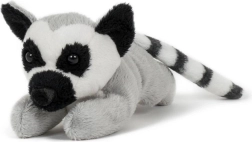 Plišani lemur kata u ležećem položaju, 18 cm