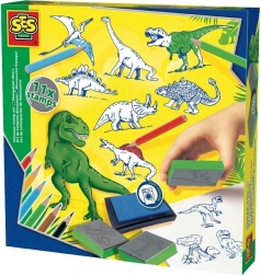 Kreativni set pečata - dinosauri