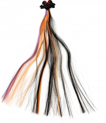 Dugin pramen kose s halloween kopčom