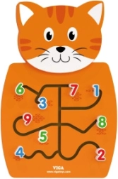 Drvena ploča s brojevima Mačka VIGA