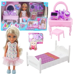 Laleka ANLILY s posteljicom i toaletnim stolićem