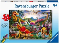 Ravensburger puzzle T‑Rex Terror 35 dijelova