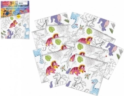 Bojanke salvete dinosauri