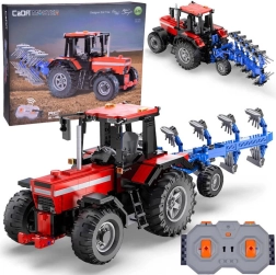 Konstrukcijski set RC traktor s plugom 1:17, 1675 dijelova