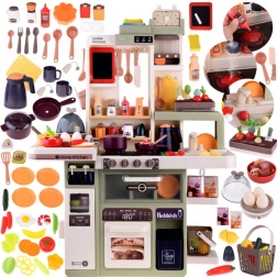 dječja interaktivna kuhinjica s parom, vodom, svjetlima i zvukovima – 88 dijelova
